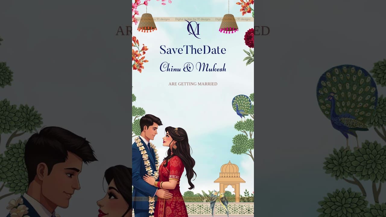ENGAGEMENT INVITATION CARD DSTD034