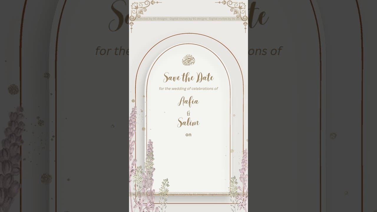 ENGAGEMENT INVITATION CARD DSTD024