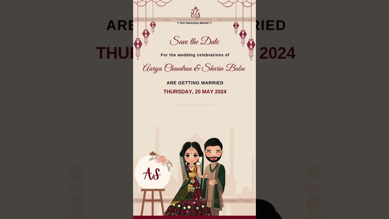 ENGAGEMENT INVITATION CARD DSTD005
