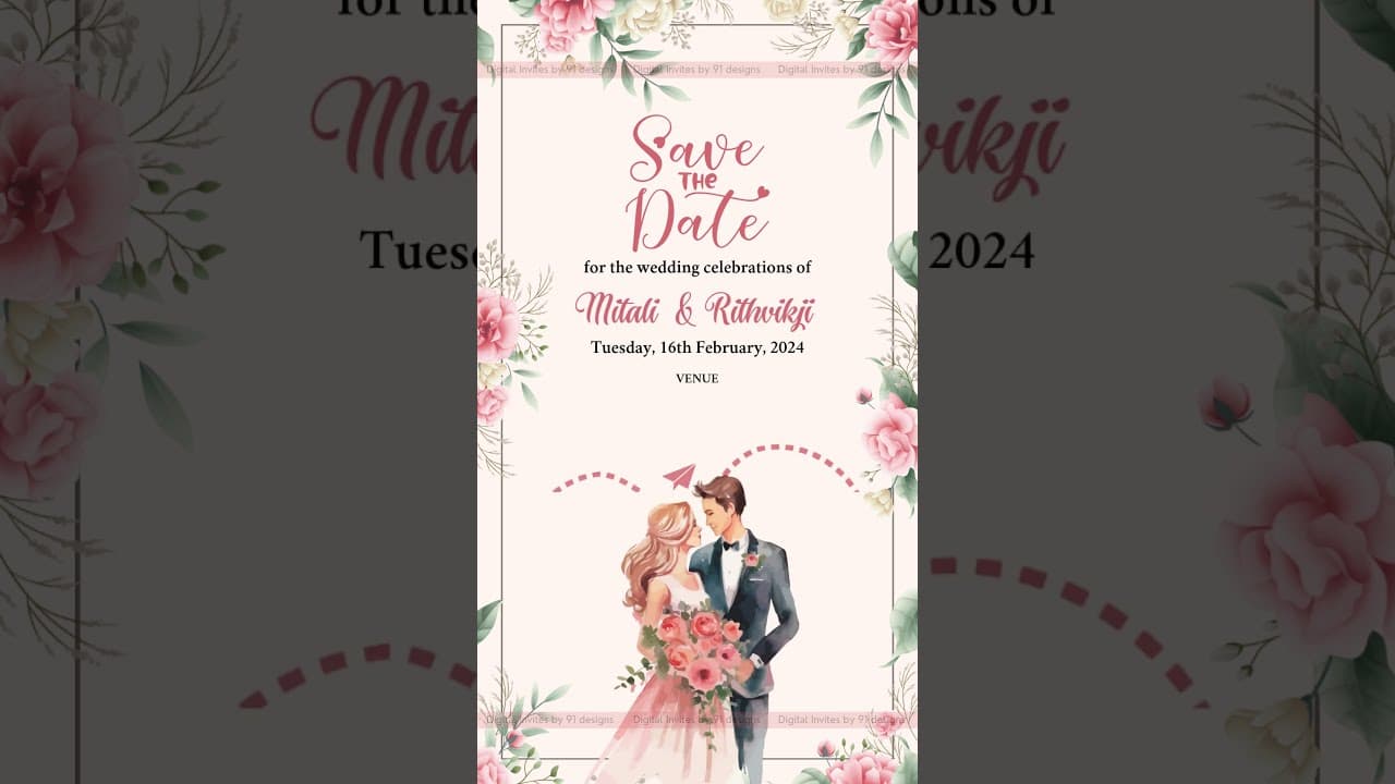 ENGAGEMENT INVITATION CARD DSTD020
