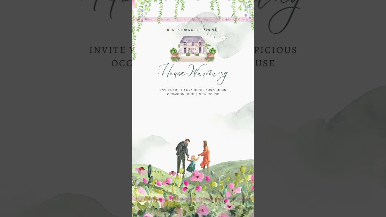 House warming invitation (DHW002)
