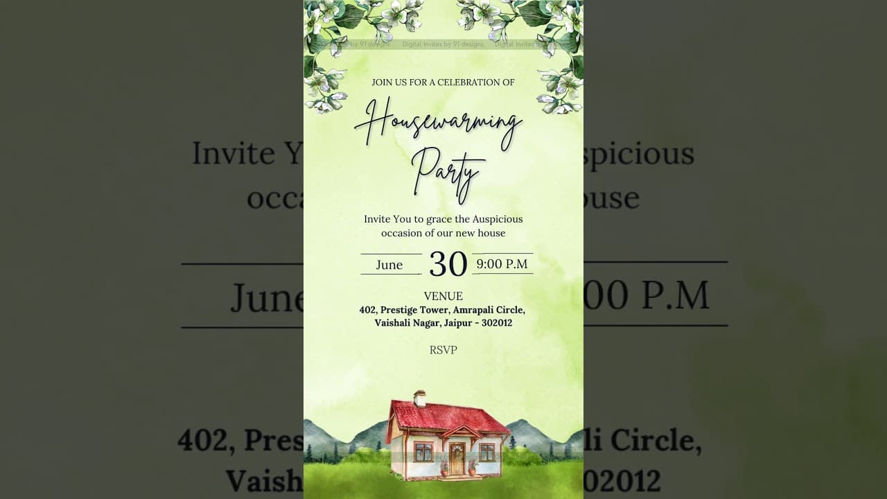 House warming invitation (DHW011)