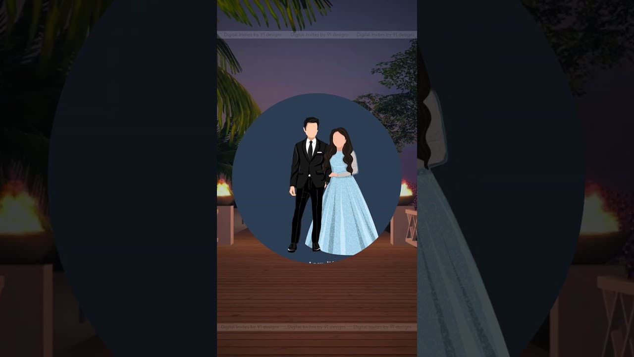 ENGAGEMENT INVITATION CARD DEC004