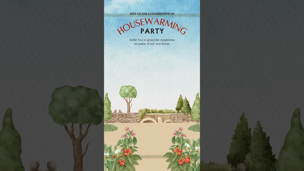 House warming invitation (DHW005)