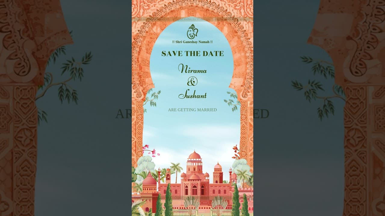 ENGAGEMENT INVITATION CARD DSTD036