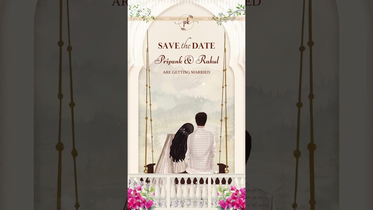 ENGAGEMENT INVITATION CARD DSTD031