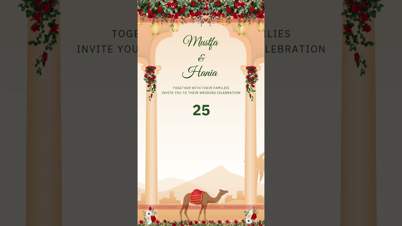 ENGAGEMENT INVITATION CARD DSTD047