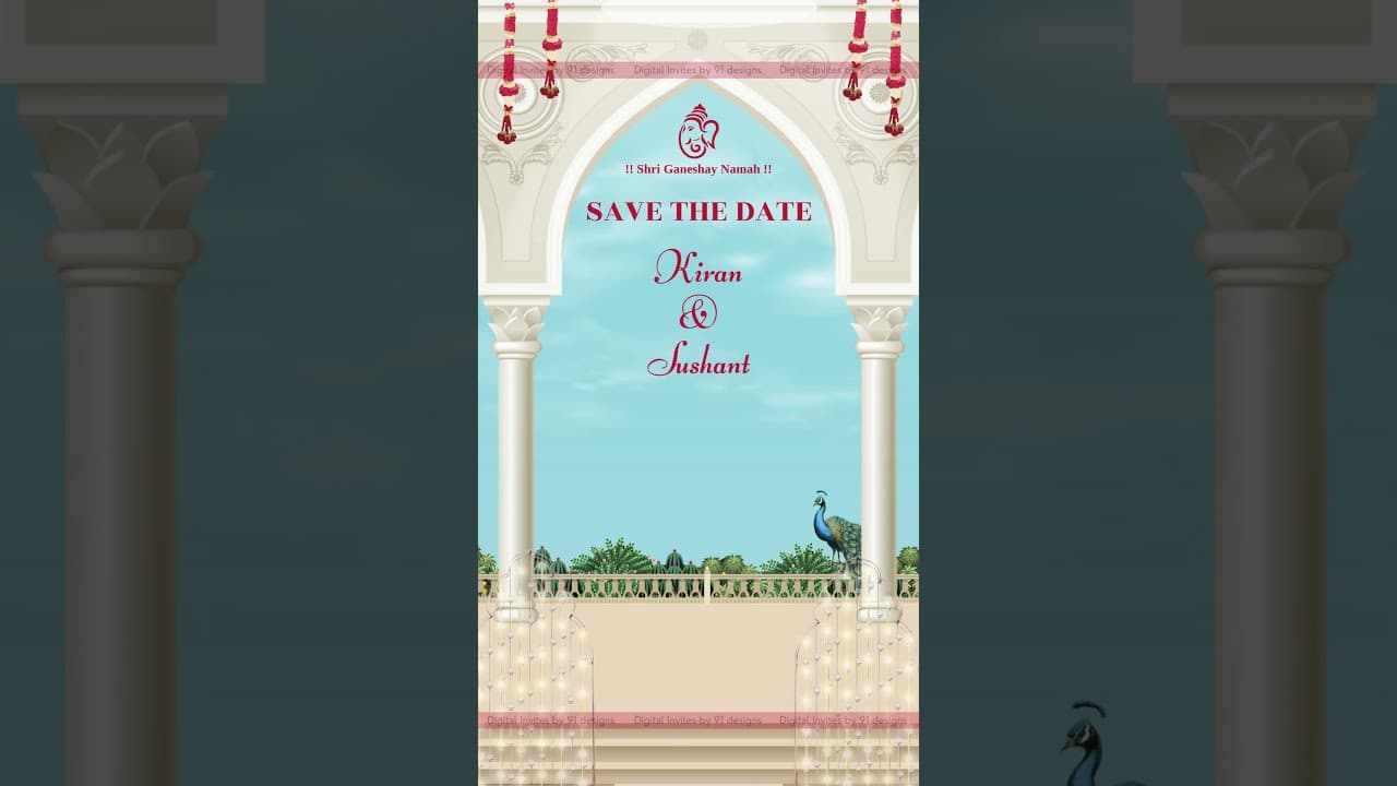 ENGAGEMENT INVITATION CARD DSTD043