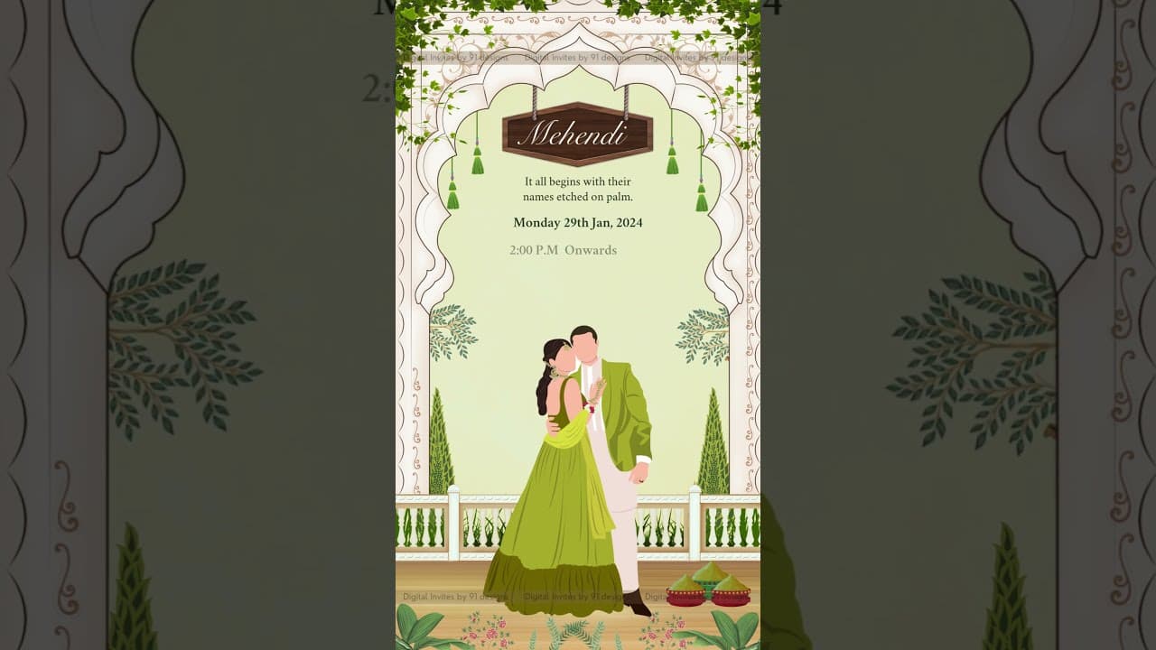 Wedding invitation (DWC007)