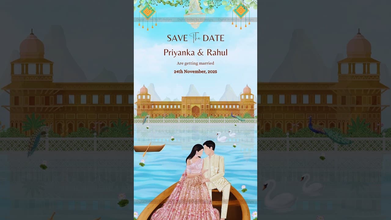 ENGAGEMENT INVITATION CARD DSTD035