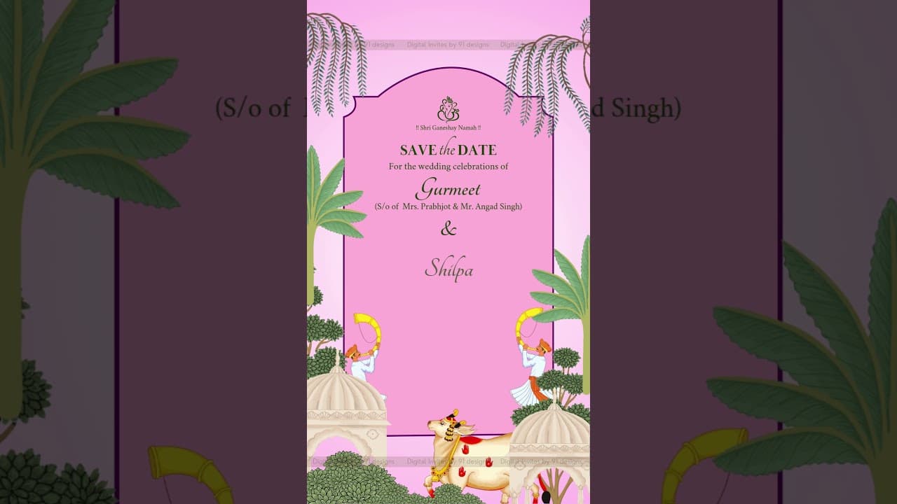 ENGAGEMENT INVITATION CARD DSTD041