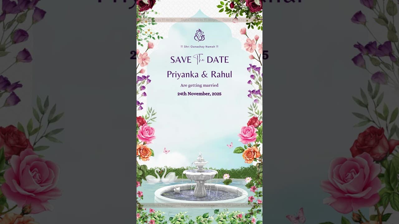 ENGAGEMENT INVITATION CARD DSTD039