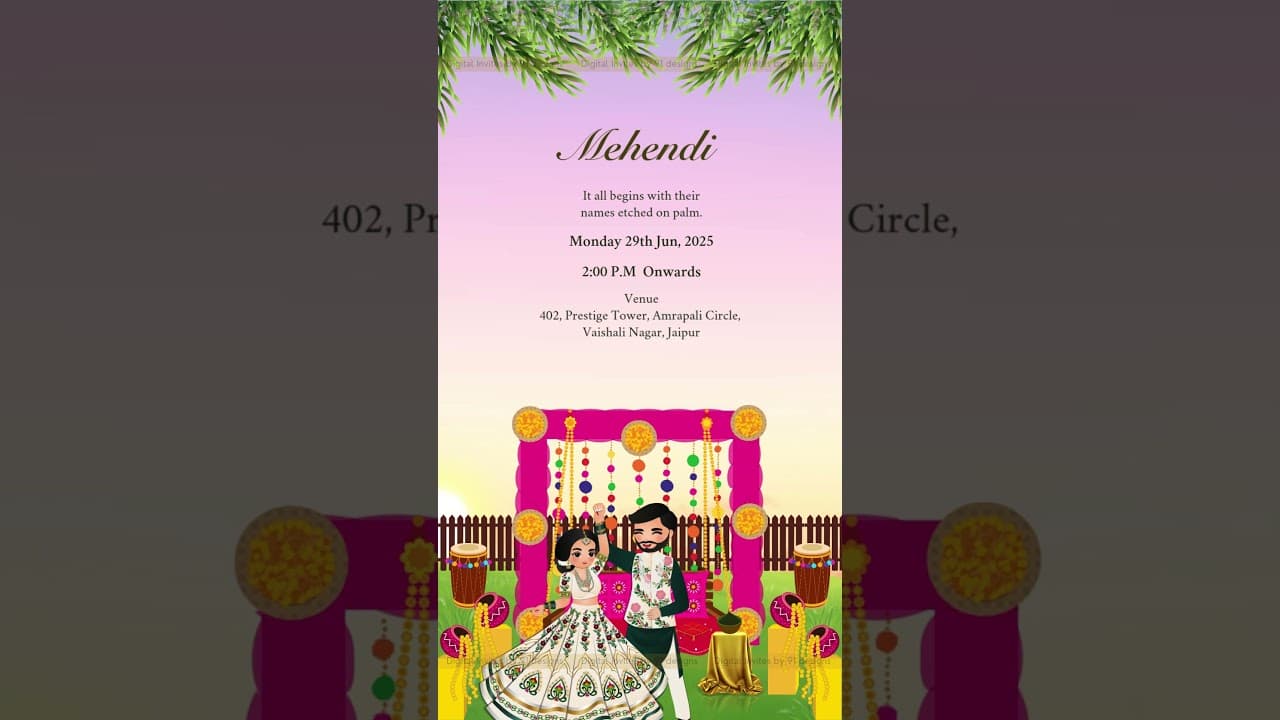 Wedding invitation (DWC010)