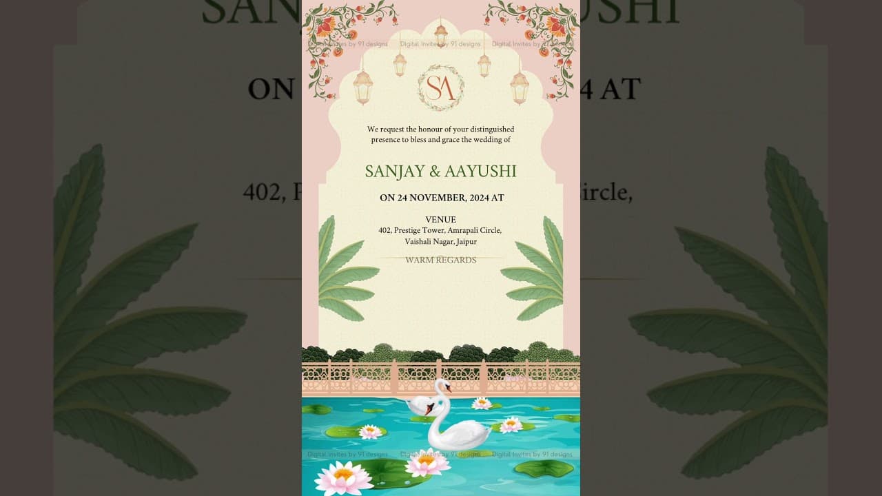 Wedding invitation (DWC002)